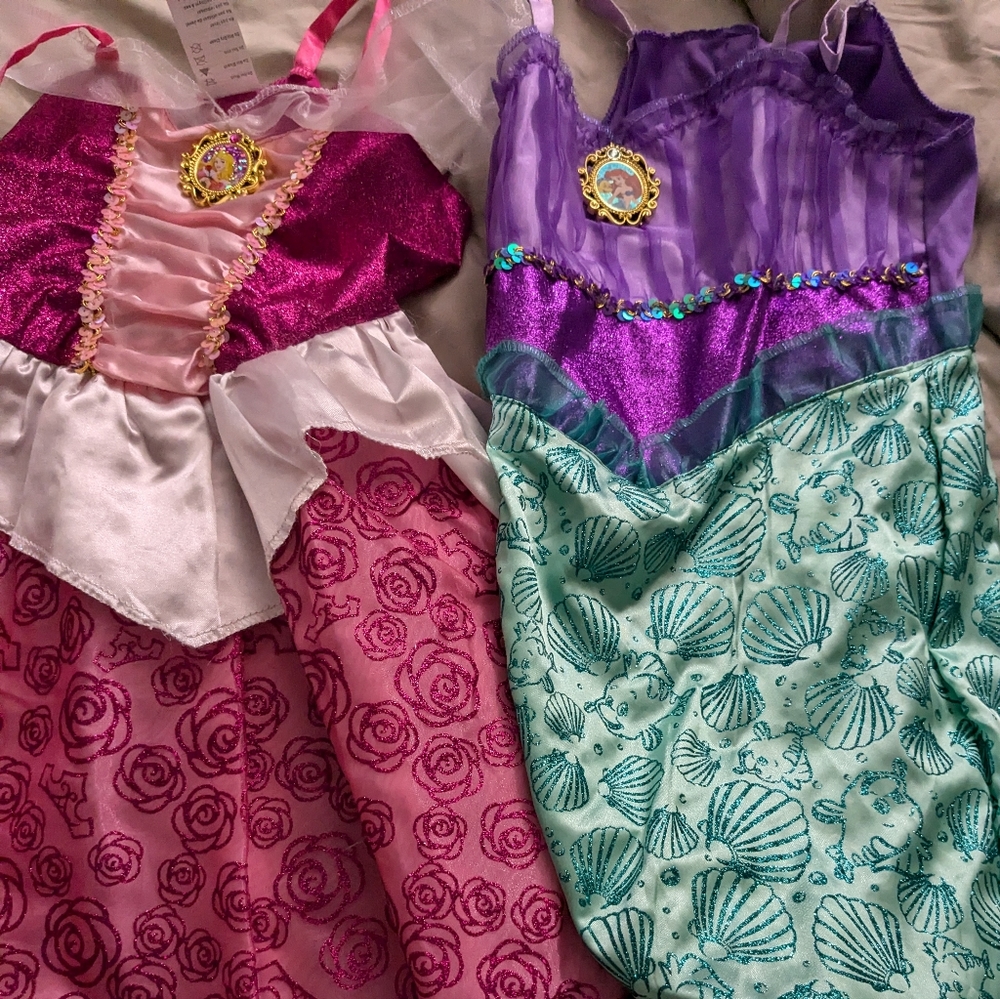 Sleeping Beauty and Little Mermaid dress